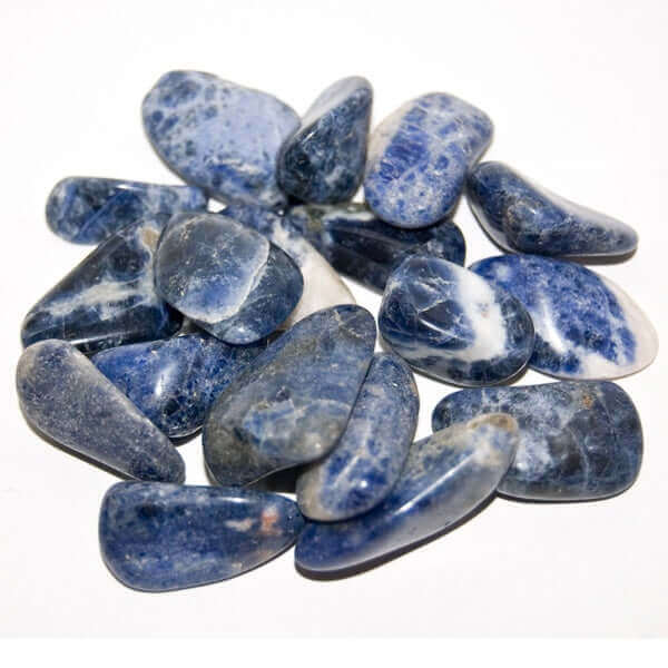 Sodalite Tumbled at $3 only from Spiral Rain