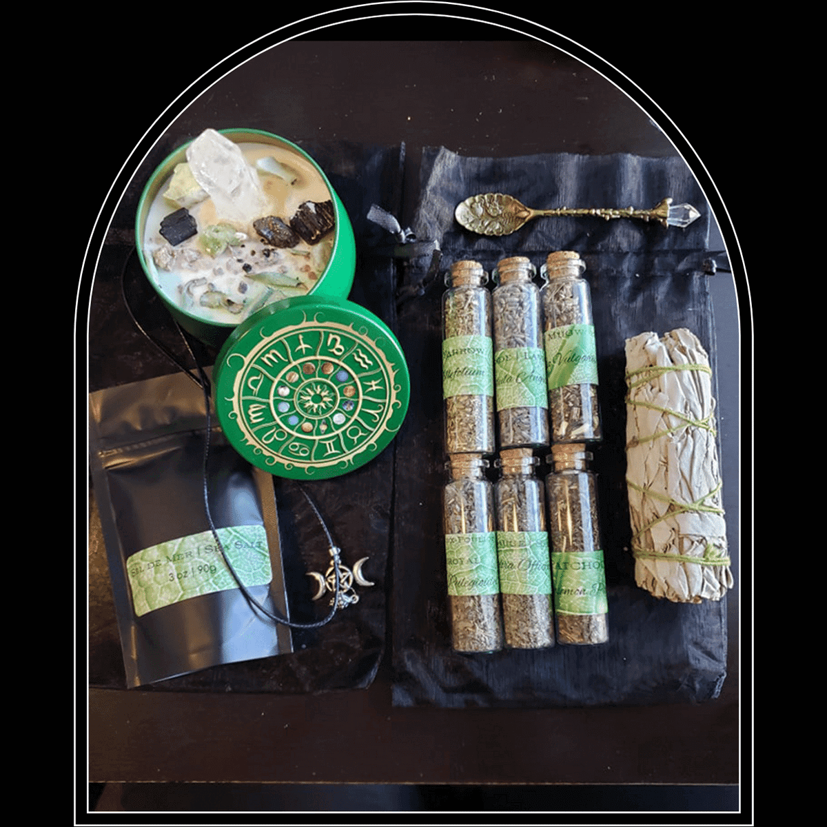 Apothecary + Crystals + Witch Box combo at $110.99 only from Spiral Rain